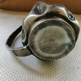 Tin pitcher signed and dated 1922