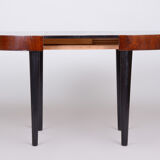 Extendable Art Deco Dining Table Designed by Jindřich Halabala, UP Závody, 1940s
