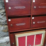 Wooden mailboxes in the 70s