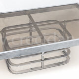 Chrome-designed coffee table