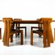 Set of 6 "Sapporo" chairs by Mario Marenco for Mobilgirgi, 1970.