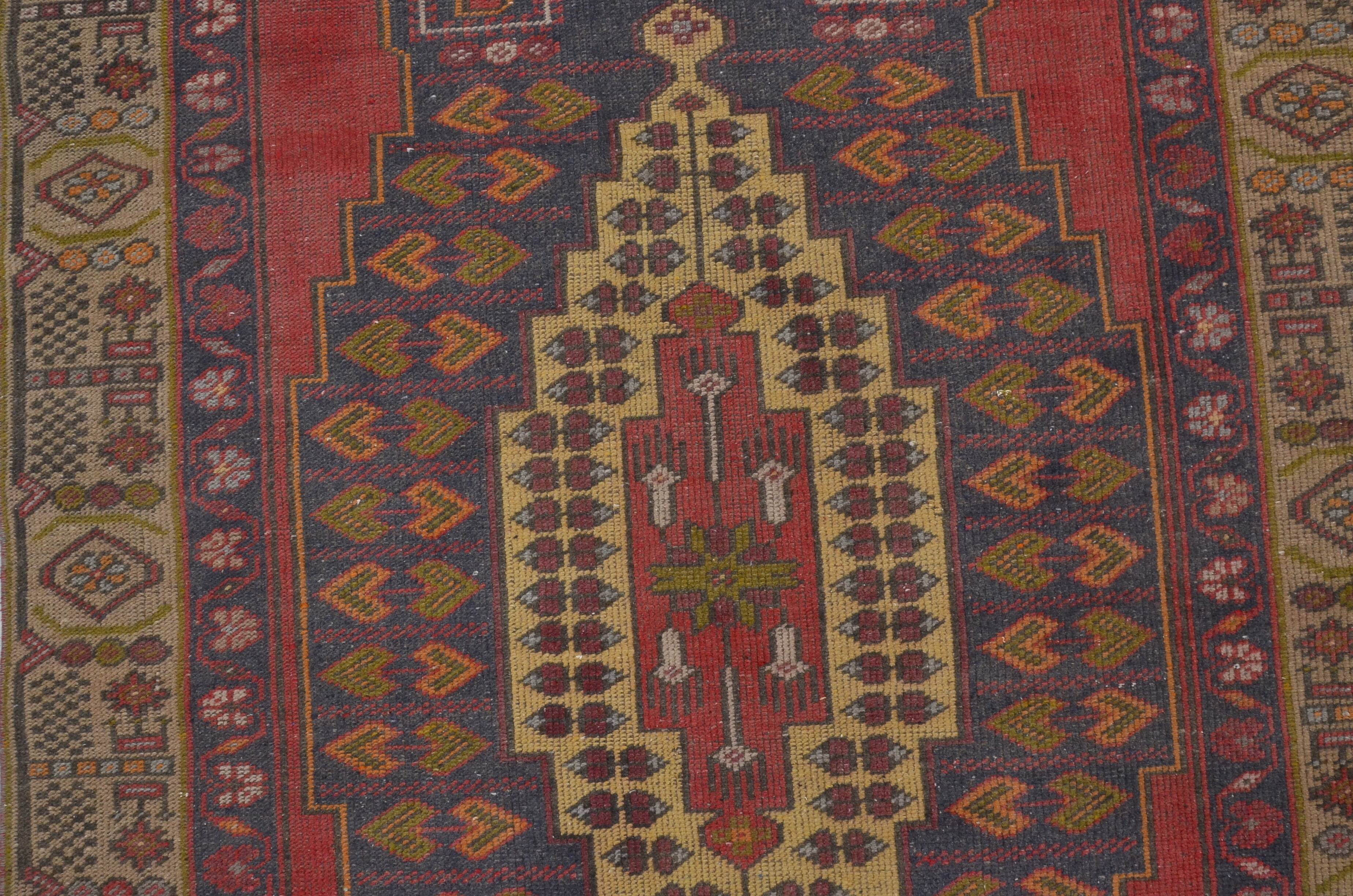 One A kind Turkish Vintage Carpet sku 2494