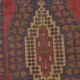 Tapis vintage turc unique en son genre, référence 2494