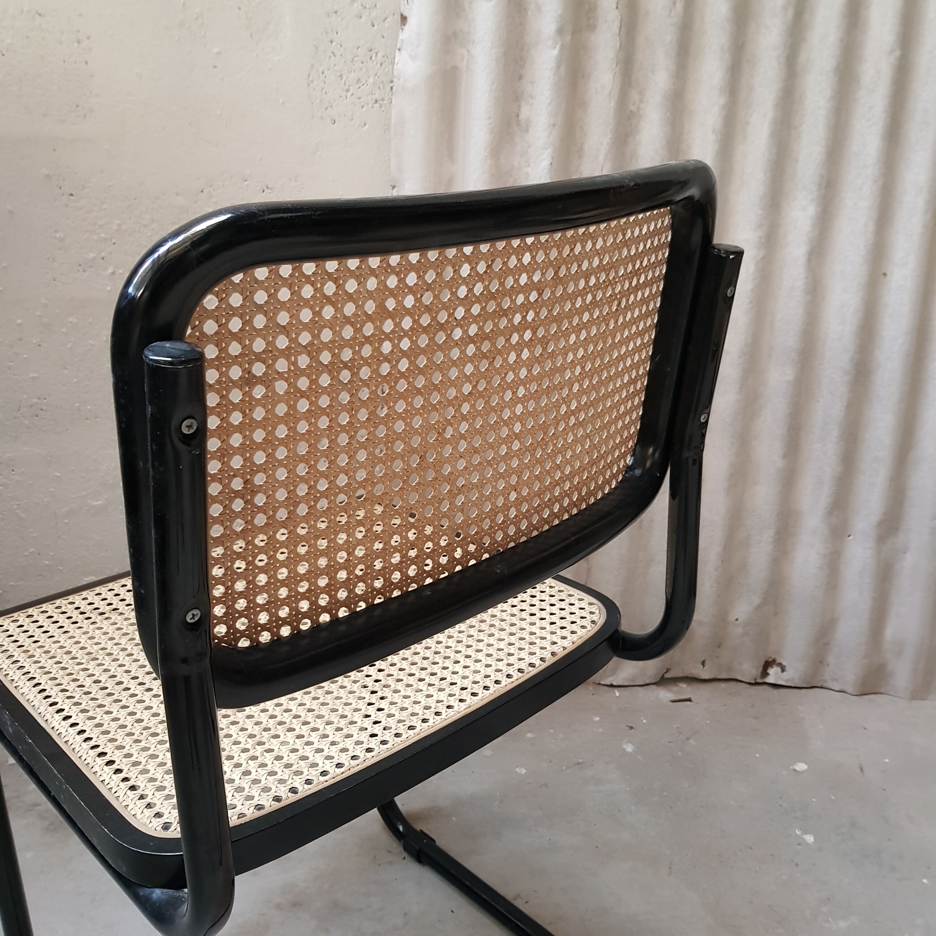 4 chairs Cesca b32 by Marcel Breuer