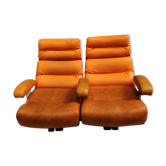 Vintage 1970s cinema chairs