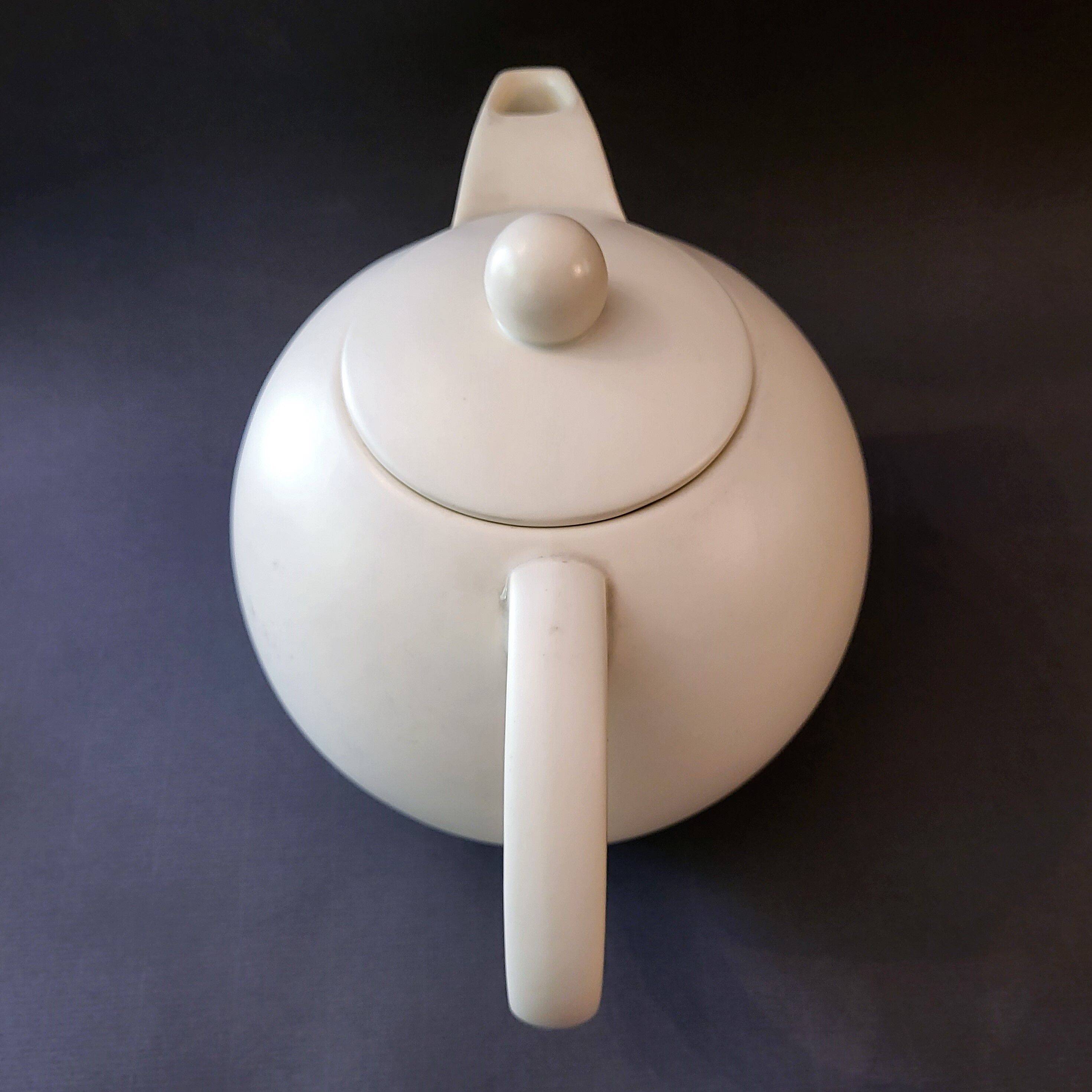 Earthenware boch frères la louvière teapot art-deco period