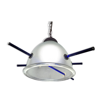 Lampe à suspension design italien en verre de Murano