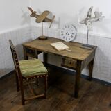 Wooden desk