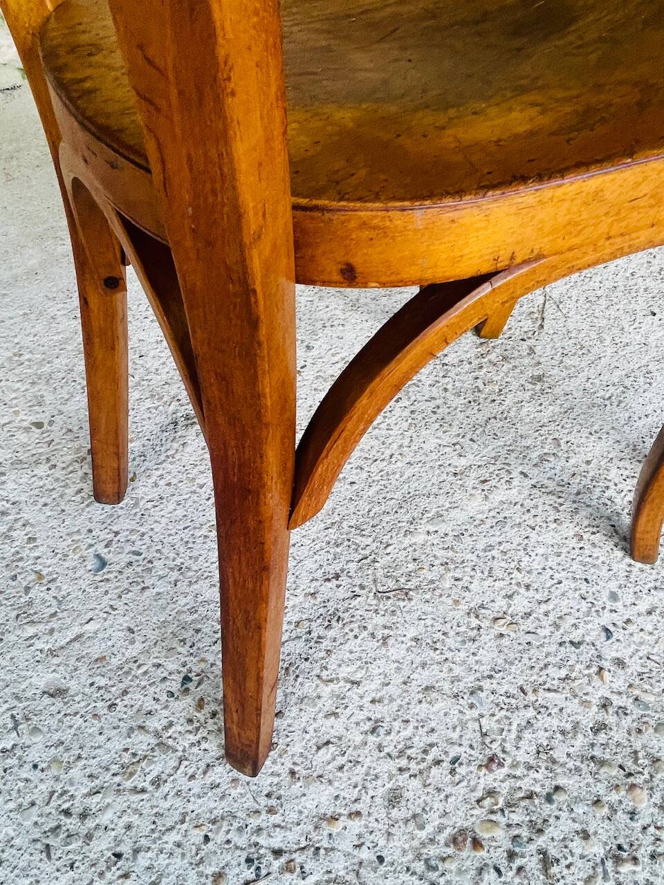 Pair of Baumann bistro chairs, circa 1950's