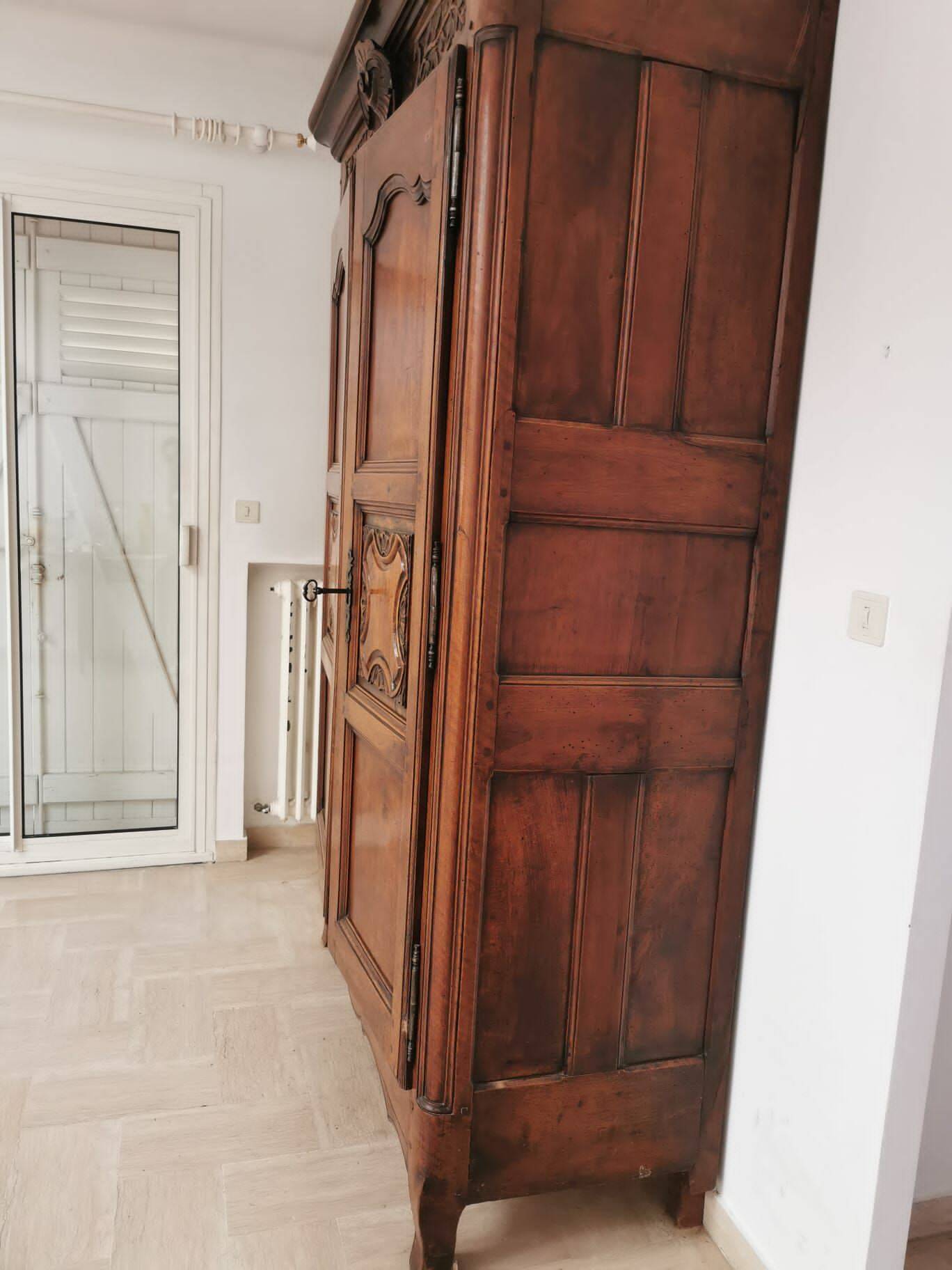 Large carved bressane wardrobe called wedding