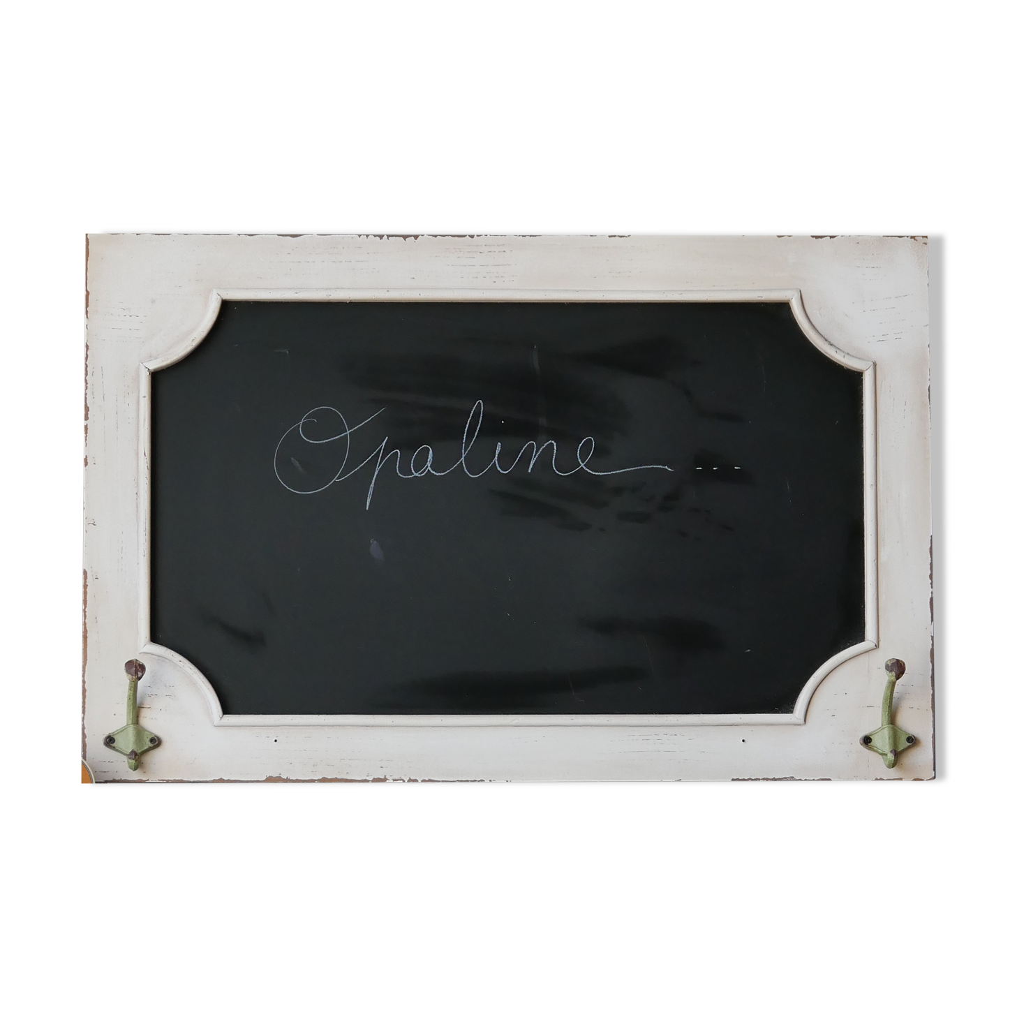 Coat hook slate board