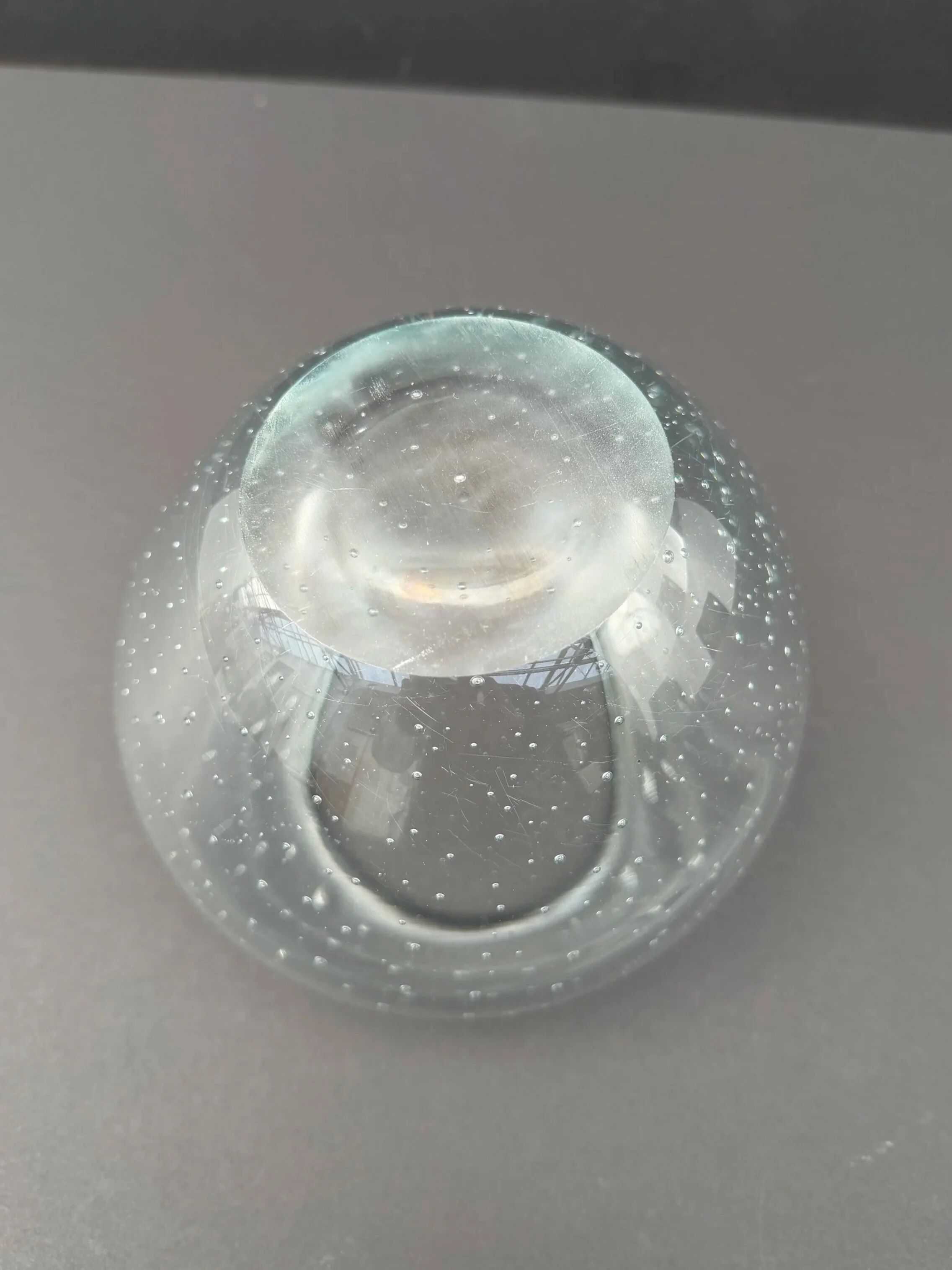 Blown glass pocket vase, 1970