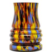 Art Deco Spatterglass vase, glass, Czechoslovakia, 1930s