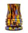 Art Deco Spatterglass vase, glass, Czechoslovakia, 1930s