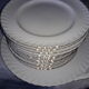 Porcelain dessert plates with cake dish