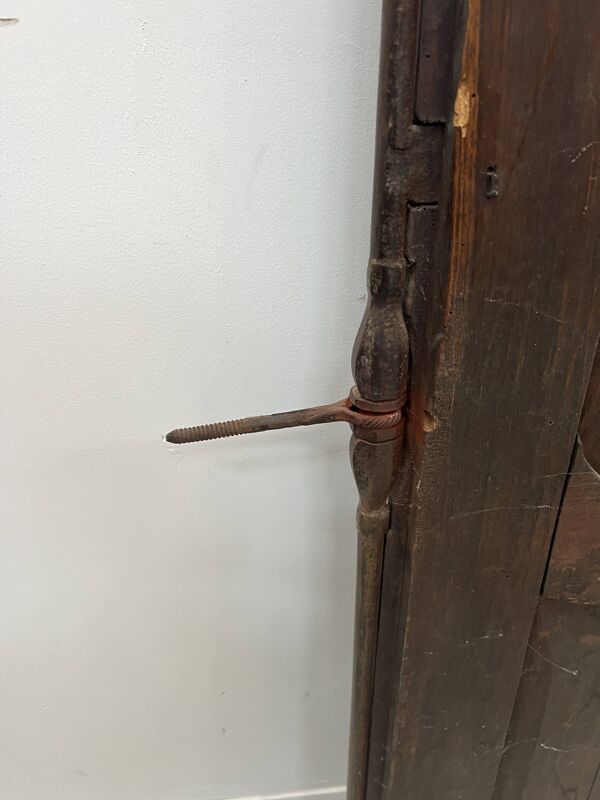 Ancienne paire de portes d'armoire en chene massif XVIII siècle