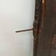 Antique pair of 18th century solid oak cabinet doors