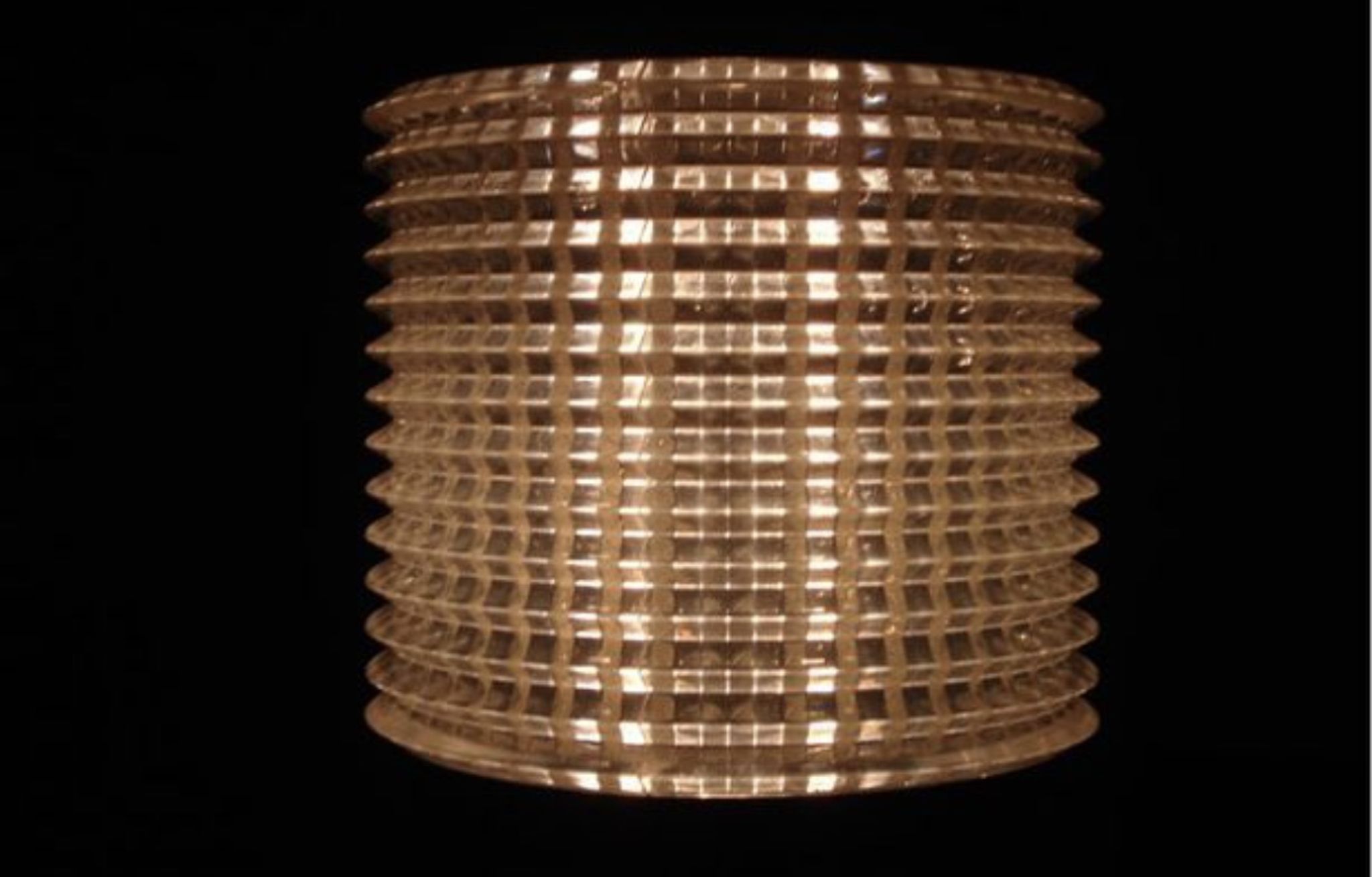 Suspension cylindrique années 70