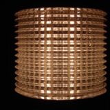 Cylindrical suspension lighting 70s