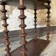 19th Century Original French Bobbin Turned Wooden Shelving Unit, Two Tier D
