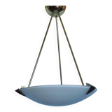 Suspension en verre et laiton design vintage
