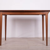 Teak extendable dining table from mcintosh, 1960