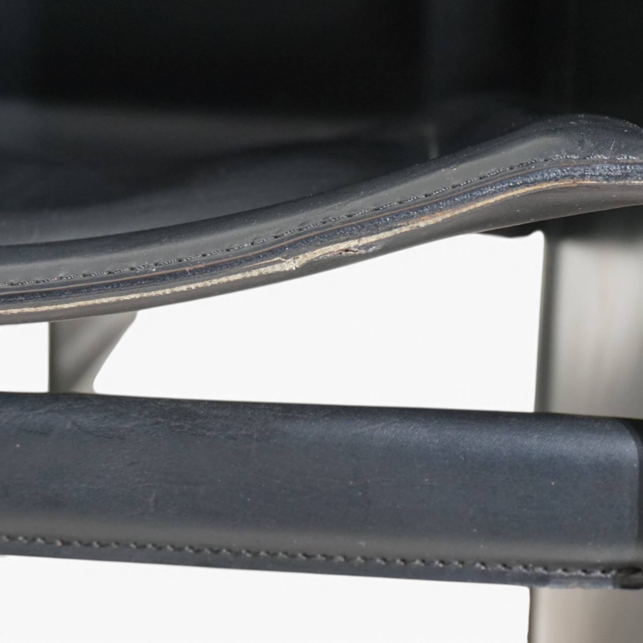 Arrben Solaria leather dining chairs, set of 4 by Tito Agnoli, 1970