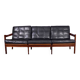 3 seater sofa by Niels Eilersen Skodburg for Illum Wikkelso Denmark 1960's.