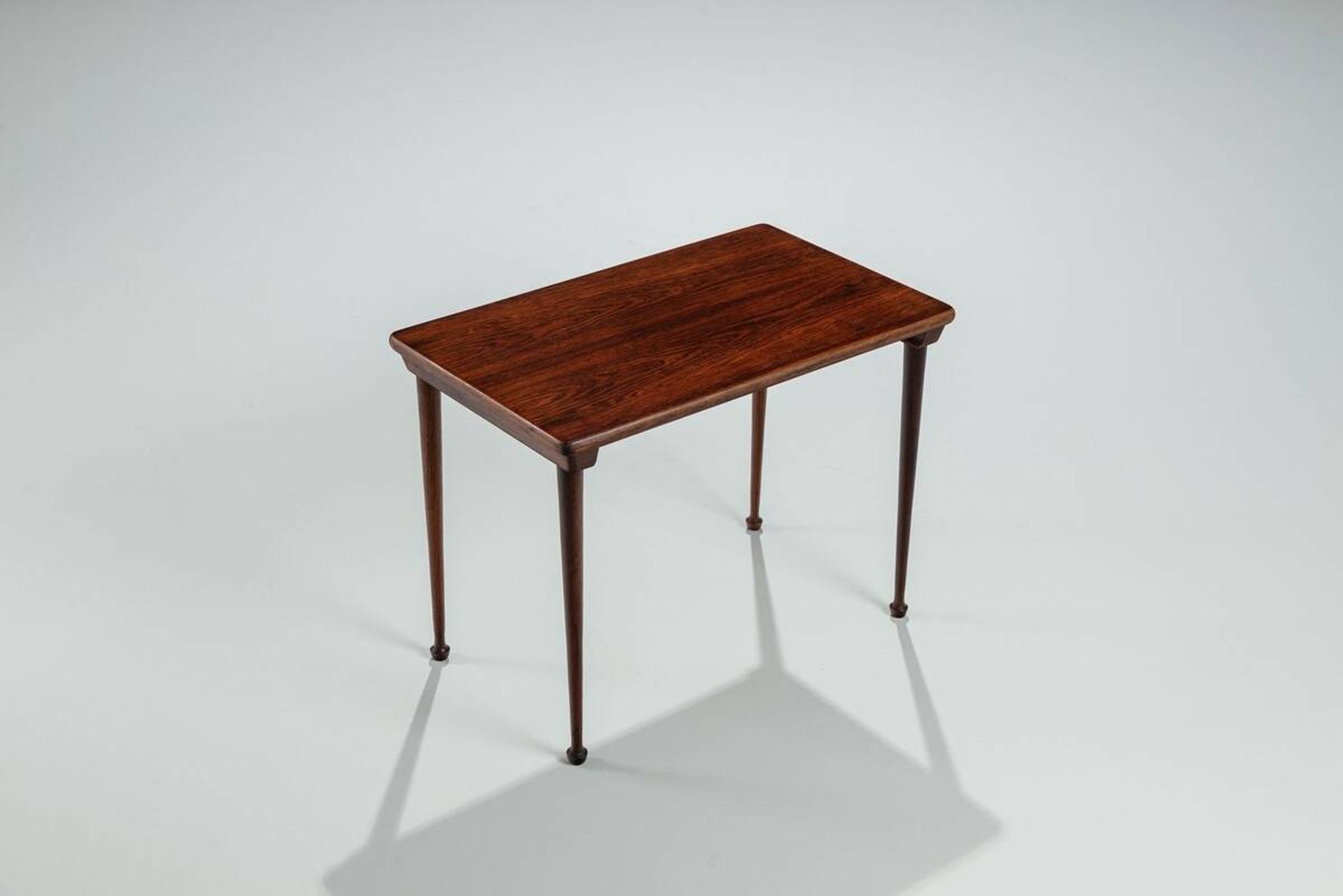 Set of 3 Danish nesting tables in rosewood Denmark 1960