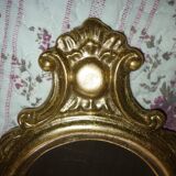 Louis XV style shell mirror in gilded wood 46x27