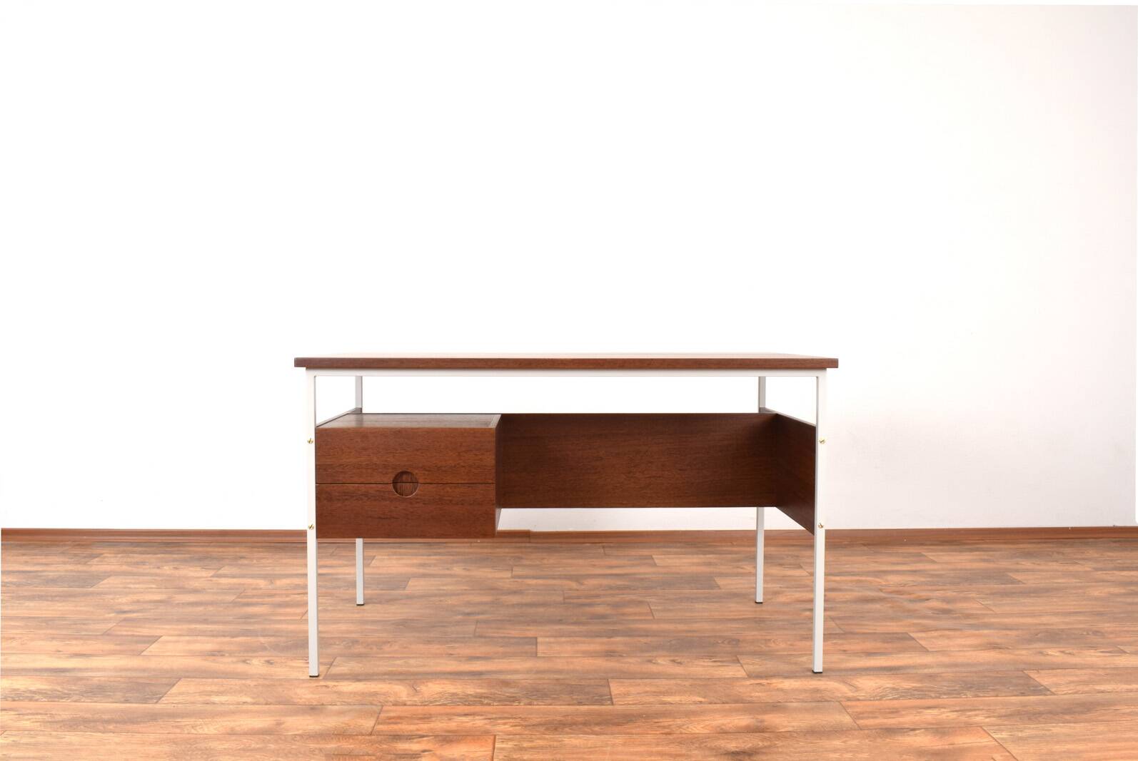 Mid-Century Danish Teak Desk, 1970s.