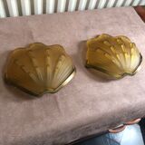 Paire d’appliques murales art deco