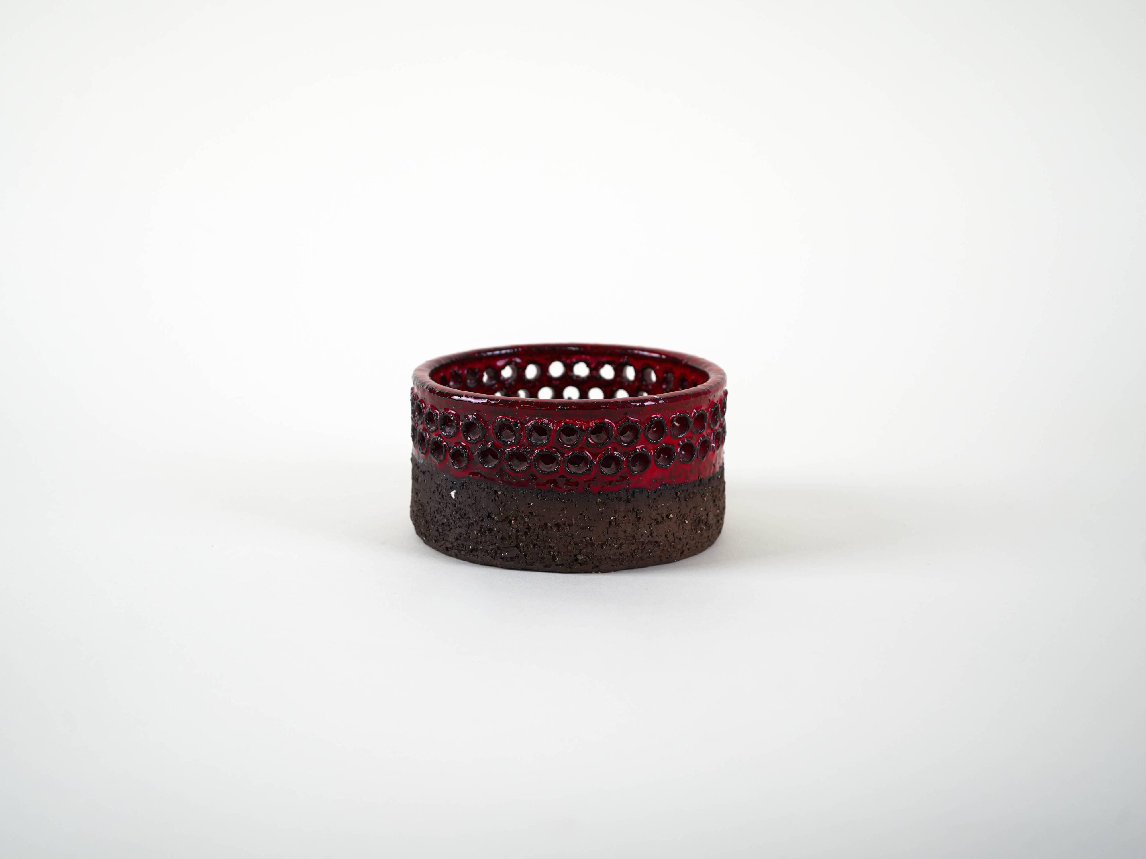 Support de bougie en céramique, design danois, années 1960, fabriqué au Danemark