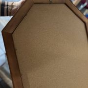 Miroir octogonal en bois