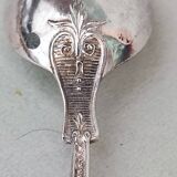 Six silverplated spoons