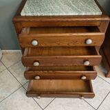 40-50s chest of drawers in solid oak
