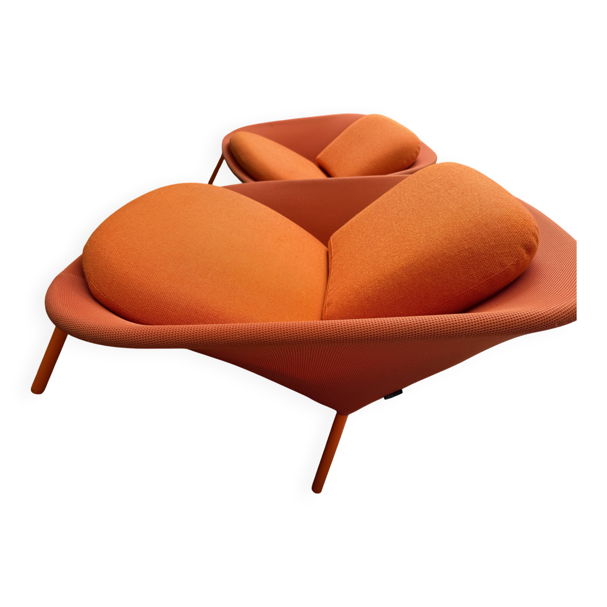 Pair of Offecct Netframe armchairs - Scandinavian Design