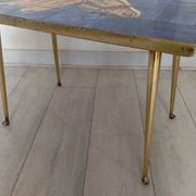 50s ceramic horse coffee table