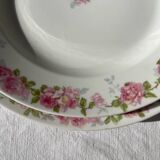 Set of 2 round porcelain dishes for starters.