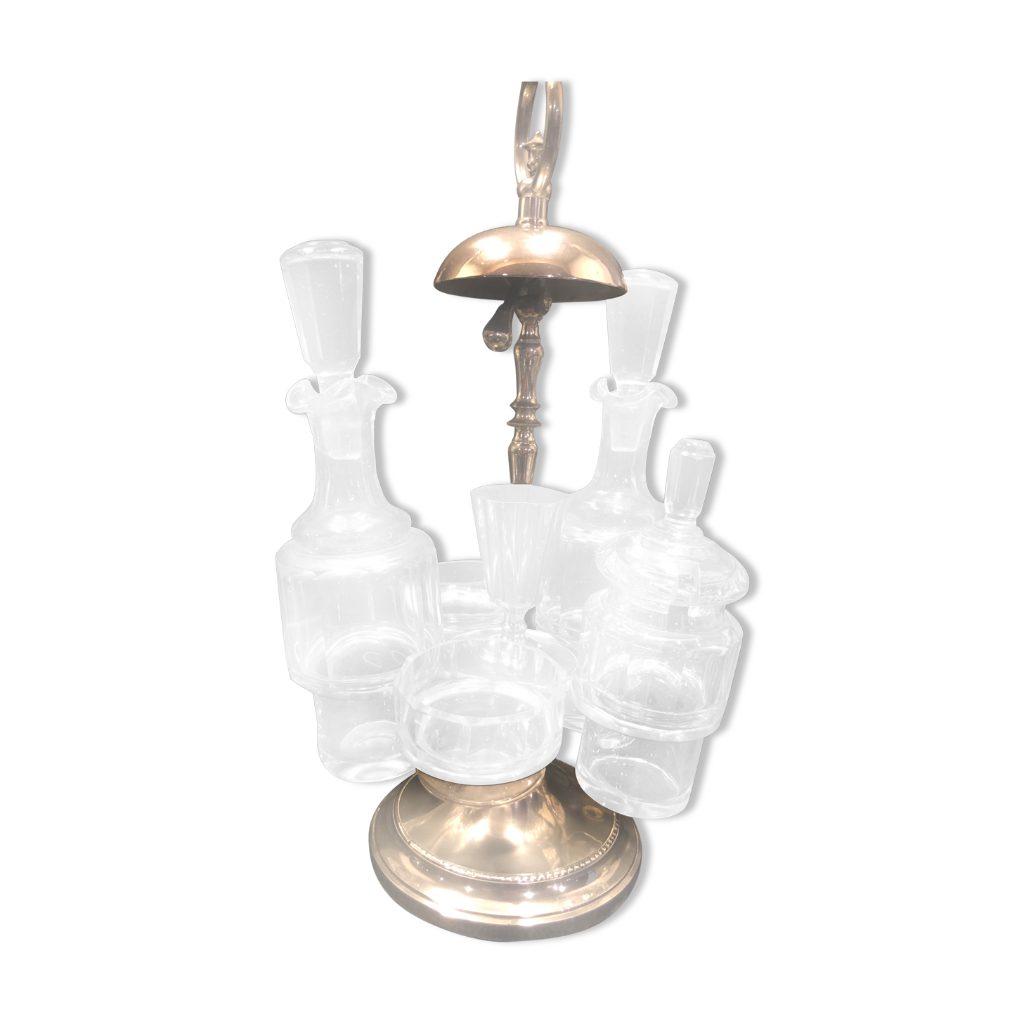 Old oilworker, complete crystal