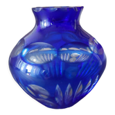 Vase en cristal de bohème