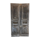 Double old oak door
