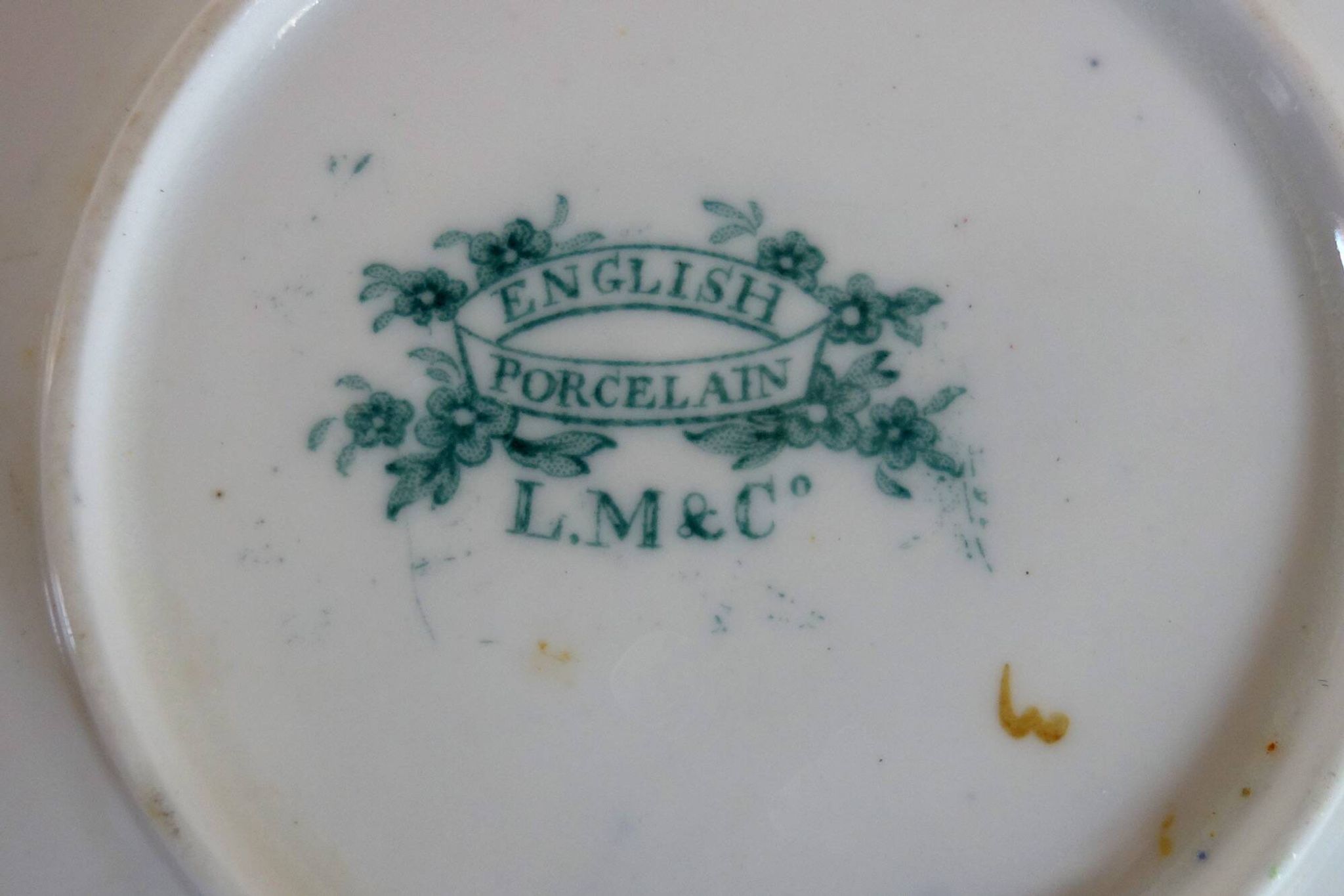 Old English porcelain coffee cup Minton 19th century