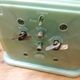 JAZ Pendulette / Mechanical Awakening - Art Deco Style - Mint Color - 1950s