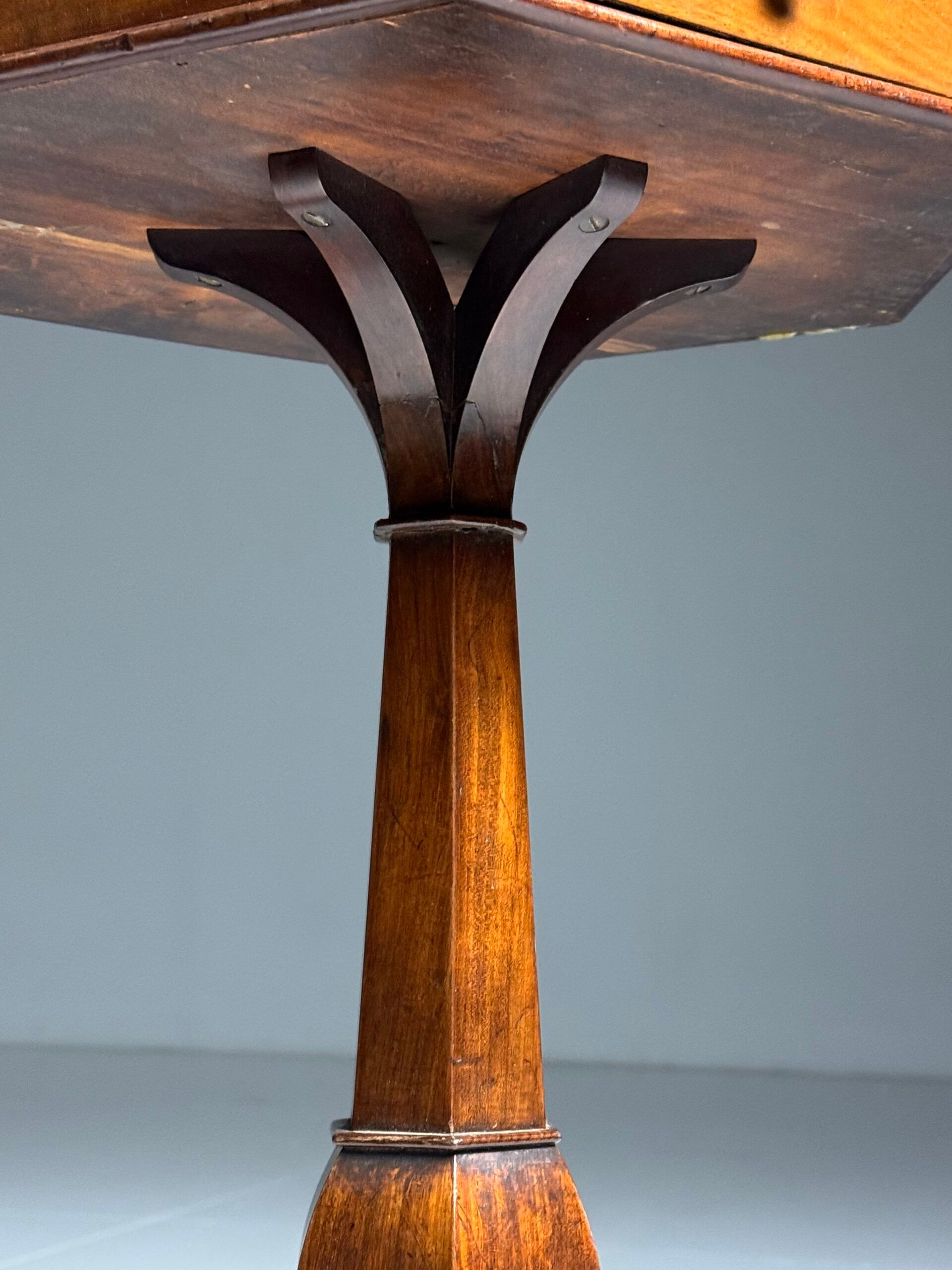 Marquetry side table ca. 1900
