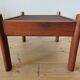 Pair of Dyrlund leather footrest 60s leather