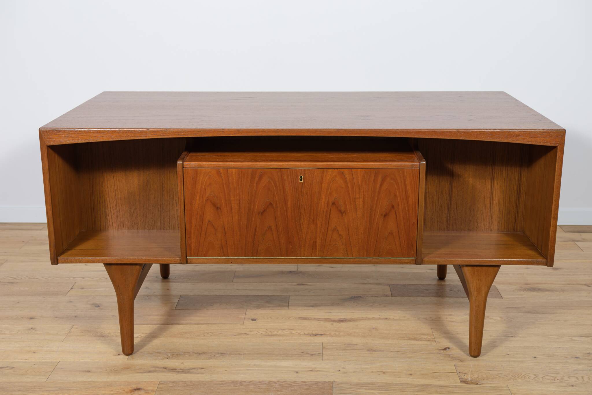 Mid-Century Freestanding teak Desk by Valdemar Mortensen, 1960s
