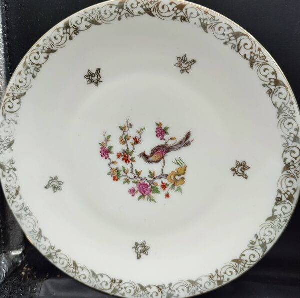 Lot de 10 assiettes à dessert vintage Porcelaine de Limoges Bernardaud