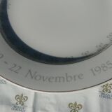 Set of Three Flat Plates of the XIth Congress of the Relais et Chateaux in Amsterdam 1985.