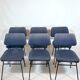 Lot de 6 chaises Delfino de Erberto Carboni pour Arflex, années 1950